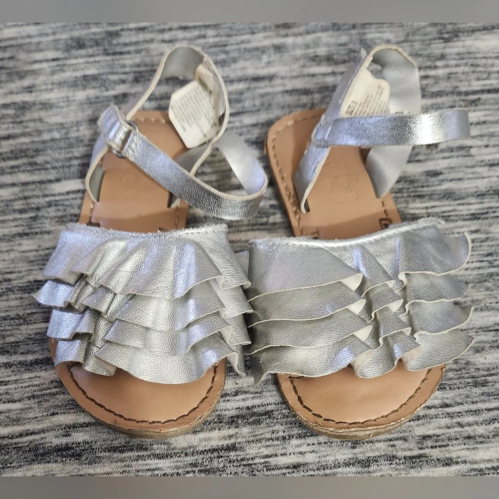 Crazy 8 Toddler Silver Sandals